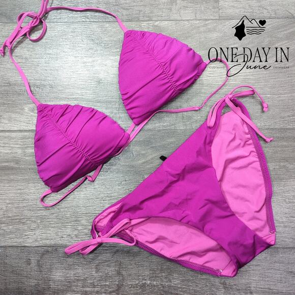 A.Che Other - A.Che Padded Tie Side Bikini Swimsuit Size L